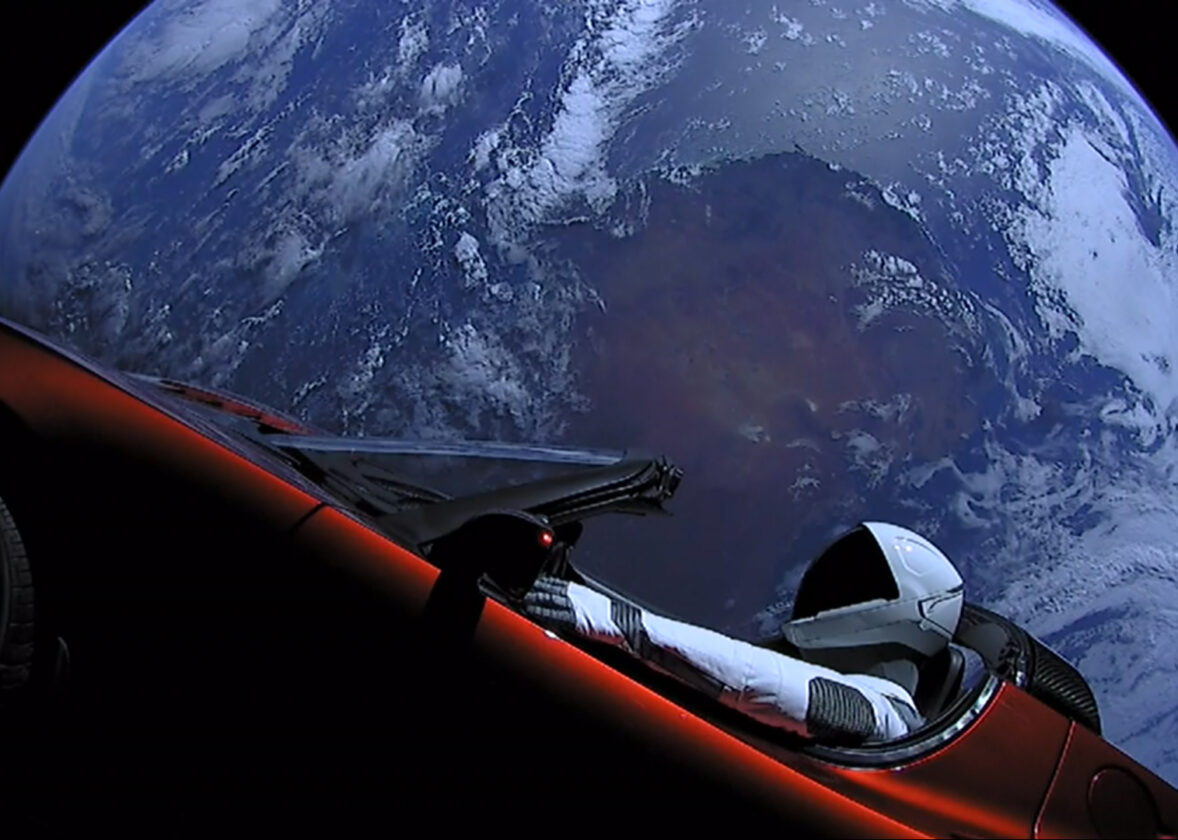 FOOLED? A BOOK IN A CAR IN SPACE IS NOT A JOKE, IT’S A WORLDVIEW