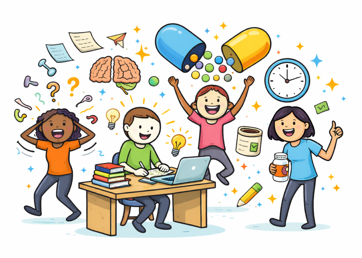 ADHD MEDICATIONS EXPLAINED: HOW STIMULANTS AND NON-STIMULANTS WORK